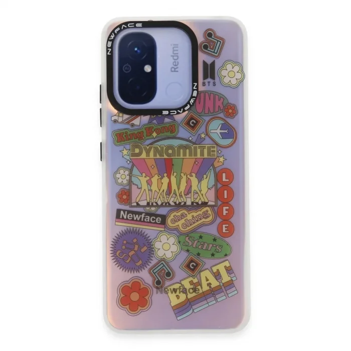 Xiaomi Redmi 12c Kılıf Estoril Desenli Kapak - Estoril - 14
