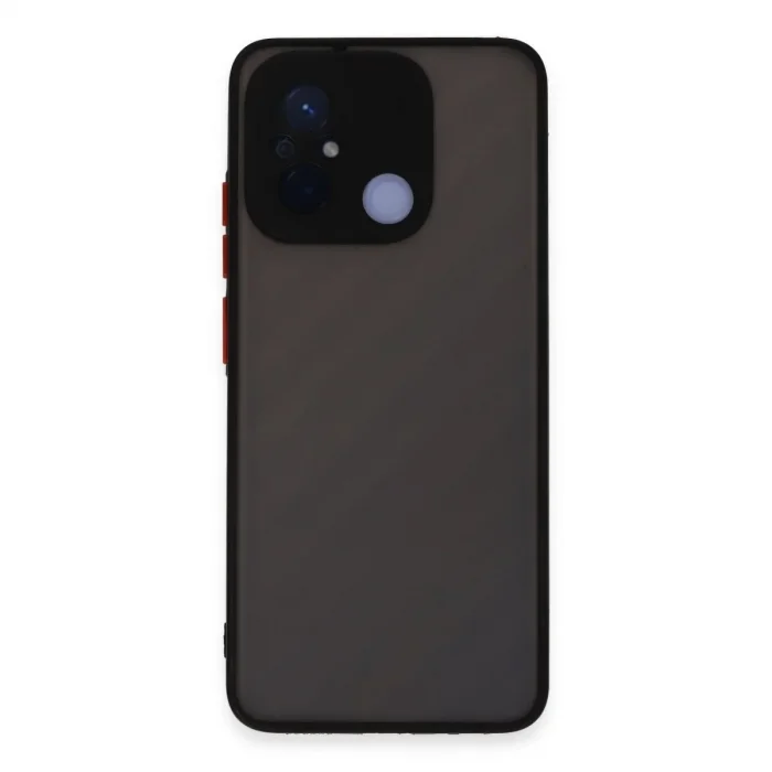 Xiaomi Redmi 12c Kılıf Montreal Silikon Kapak - Siyah