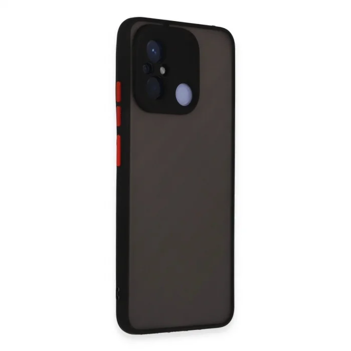 Xiaomi Redmi 12c Kılıf Montreal Silikon Kapak - Siyah