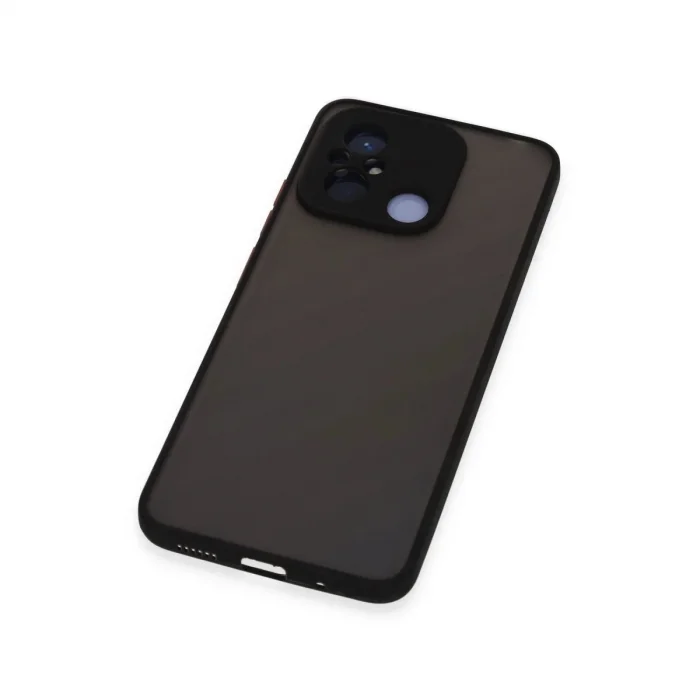 Xiaomi Redmi 12c Kılıf Montreal Silikon Kapak - Siyah