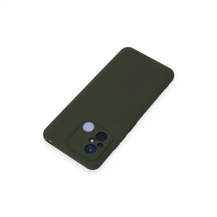Xiaomi Redmi 12c Kılıf Nano İçi Kadife Silikon - Koyu Yeşil