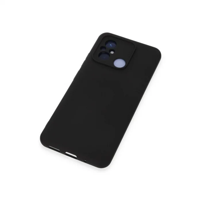 Xiaomi Redmi 12c Kılıf Nano İçi Kadife Silikon - Siyah