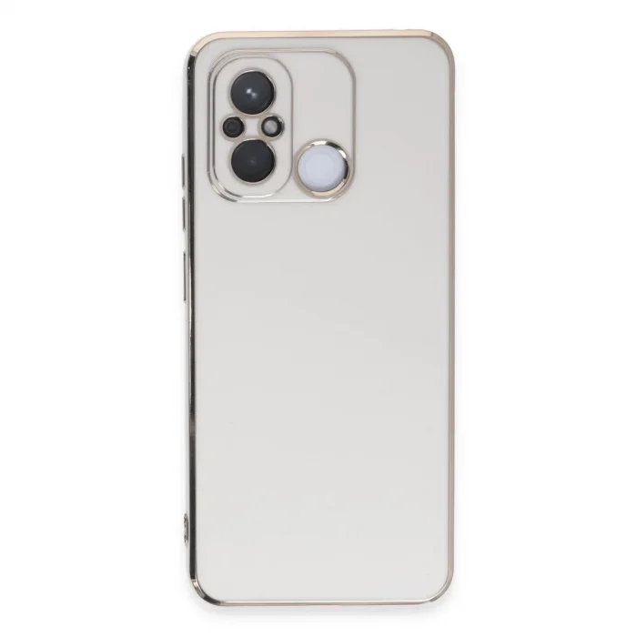 Xiaomi Redmi 12c Kılıf Volet Silikon - Beyaz