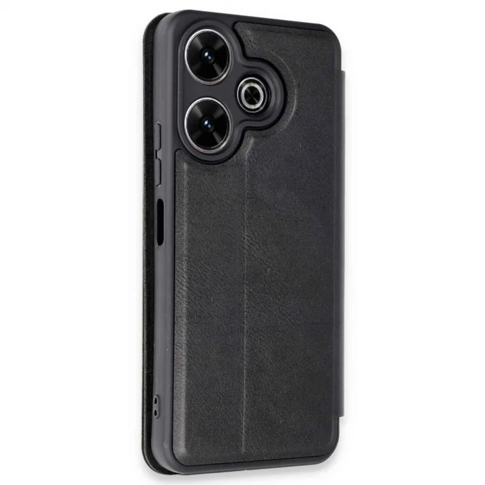 Xiaomi Redmi 13 4g Kılıf Flip Cover - Siyah