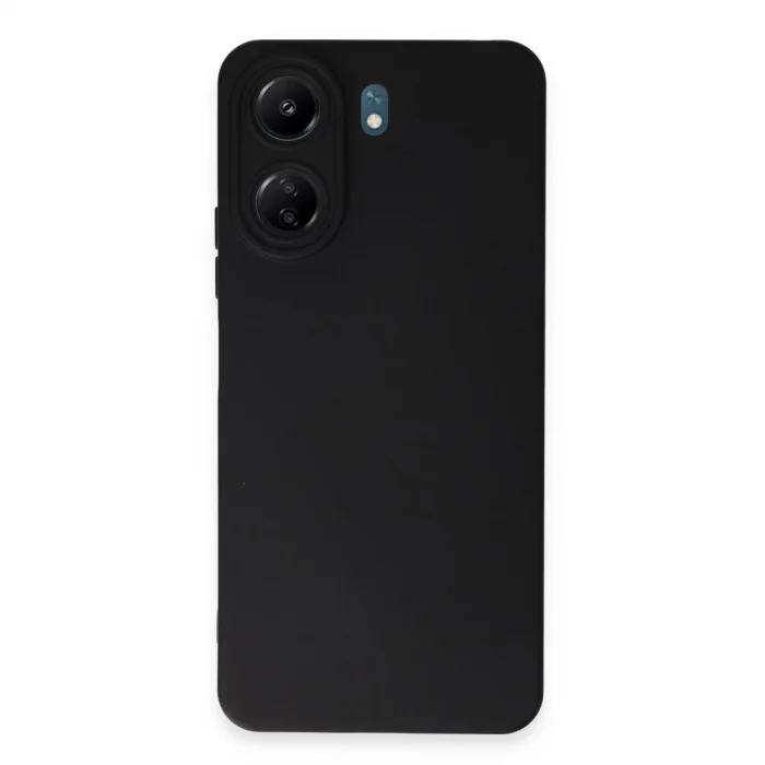 Xiaomi Redmi 13c Kılıf Nano İçi Kadife Silikon - Siyah