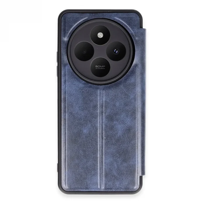 Xiaomi Redmi 14c Kılıf Flip Cover - Lacivert