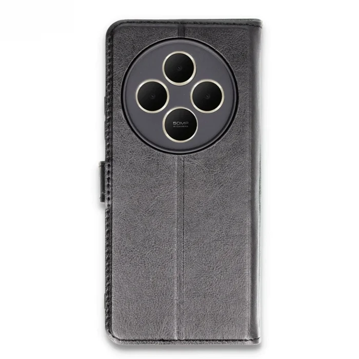 Xiaomi Redmi 14c Kılıf Trend S Plus Kapaklı Kılıf - Siyah
