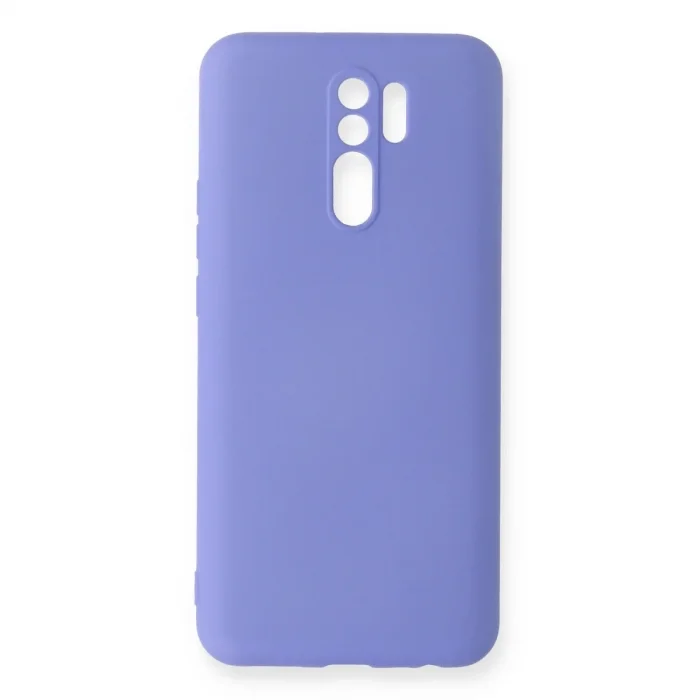 Xiaomi Redmi 9 Kılıf Nano İçi Kadife Silikon - Lila