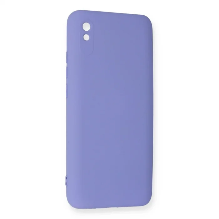 Xiaomi Redmi 9a Kılıf Nano İçi Kadife Silikon - Lila