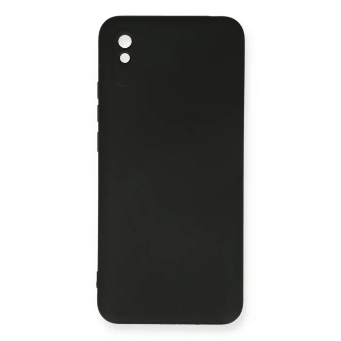 Xiaomi Redmi 9a Kılıf Nano İçi Kadife Silikon - Siyah