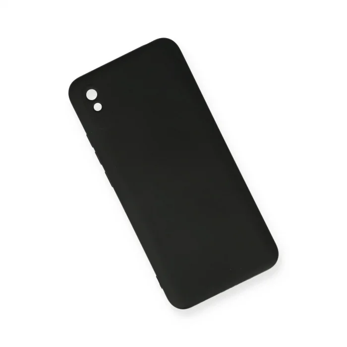 Xiaomi Redmi 9a Kılıf Nano İçi Kadife Silikon - Siyah