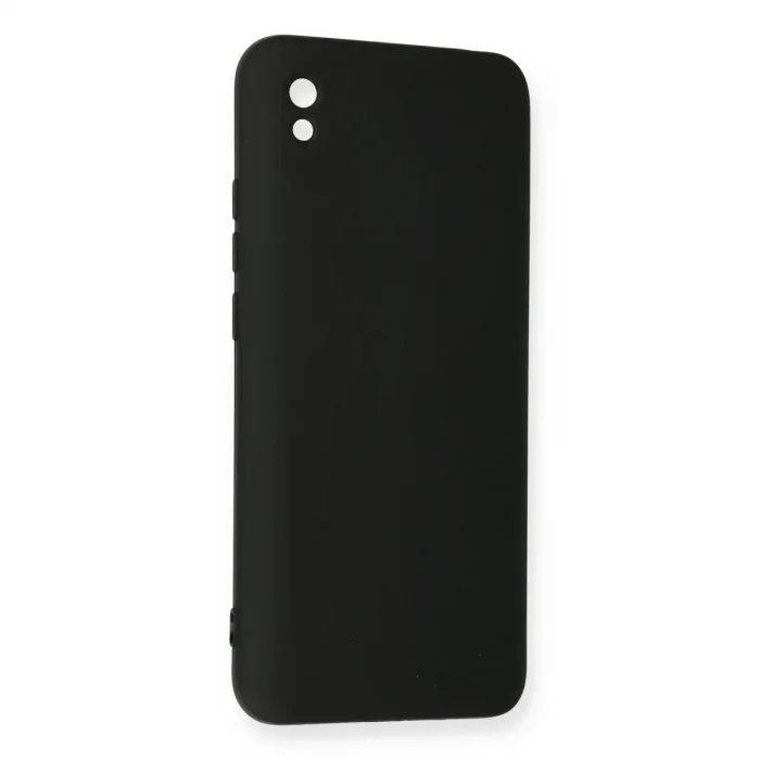 Xiaomi Redmi 9a Kılıf Nano İçi Kadife Silikon - Siyah