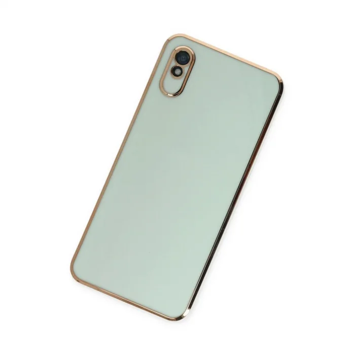 Xiaomi Redmi 9a Kılıf Volet Silikon - Açık Yeşil