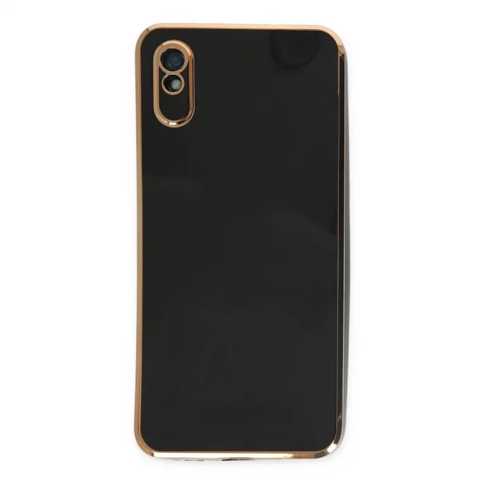 Xiaomi Redmi 9a Kılıf Volet Silikon - Siyah