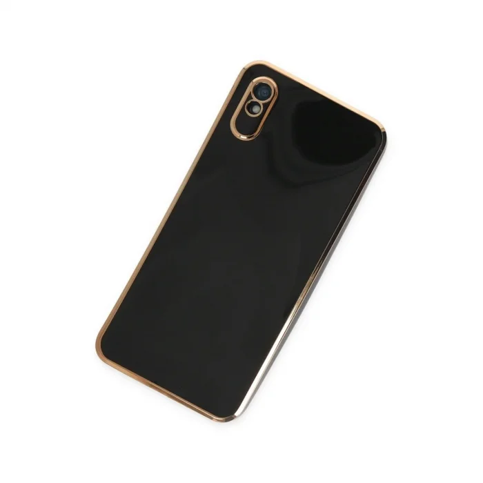 Xiaomi Redmi 9a Kılıf Volet Silikon - Siyah