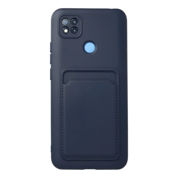 Xiaomi Redmi 9c Kılıf Kelvin Kartvizitli Silikon - Lacivert