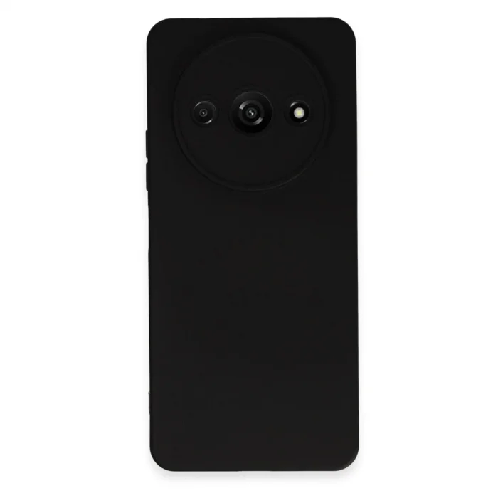 Xiaomi Redmi A3 4g Kılıf Nano İçi Kadife Silikon - Siyah