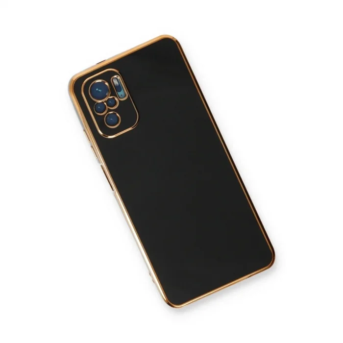 Xiaomi Redmi Note 10 Kılıf Volet Silikon - Siyah