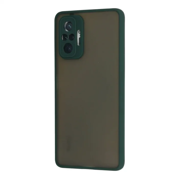 Xiaomi Redmi Note 10 Pro Kılıf Montreal Silikon Kapak - Yeşil