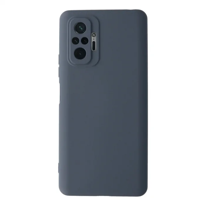 Xiaomi Redmi Note 10 Pro Kılıf Nano İçi Kadife Silikon - Gri