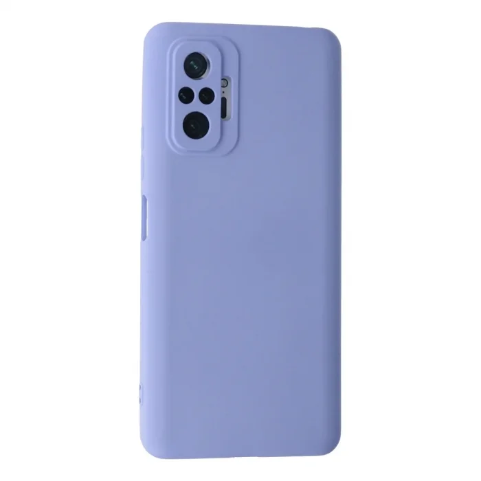 Xiaomi Redmi Note 10 Pro Kılıf Nano İçi Kadife Silikon - Lila