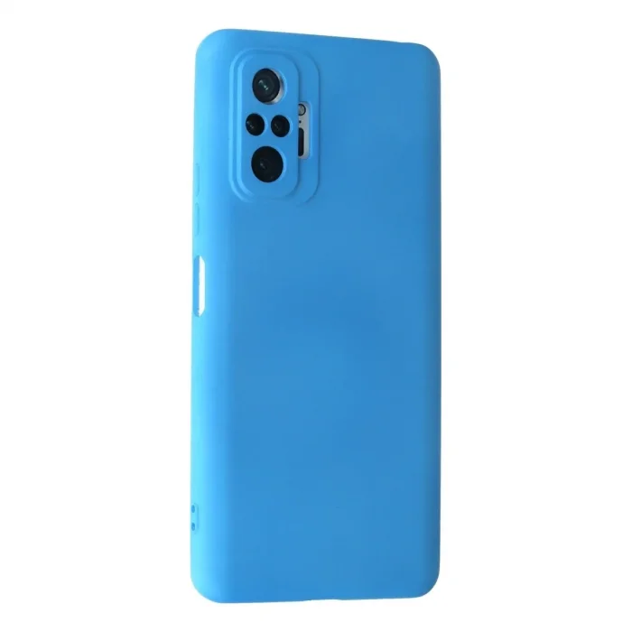 Xiaomi Redmi Note 10 Pro Kılıf Nano İçi Kadife Silikon - Mavi
