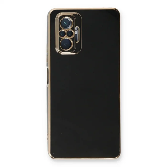 Xiaomi Redmi Note 10 Pro Kılıf Volet Silikon - Siyah