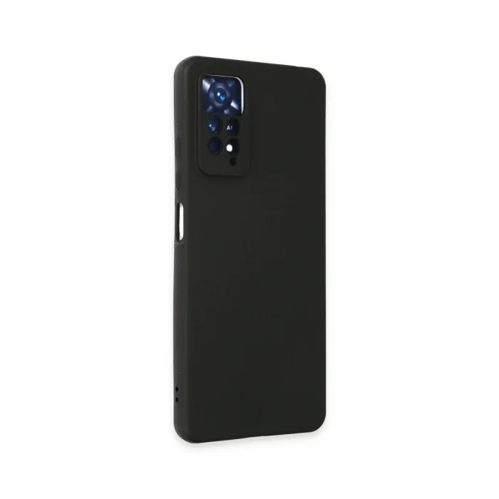 Xiaomi Redmi Note 11 Kılıf First Silikon - Siyah