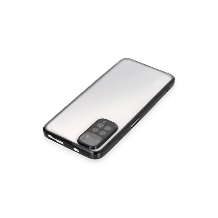 Xiaomi Redmi Note 11 Kılıf Razer Lensli Silikon - Siyah