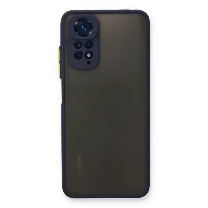 Xiaomi Redmi Note 11 Pro Kılıf Montreal Silikon Kapak - Lacivert