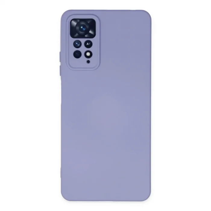 Xiaomi Redmi Note 11 Pro Kılıf Nano İçi Kadife Silikon - Lila