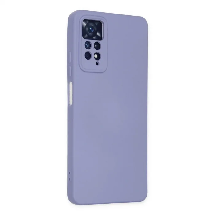 Xiaomi Redmi Note 11 Pro Kılıf Nano İçi Kadife Silikon - Lila