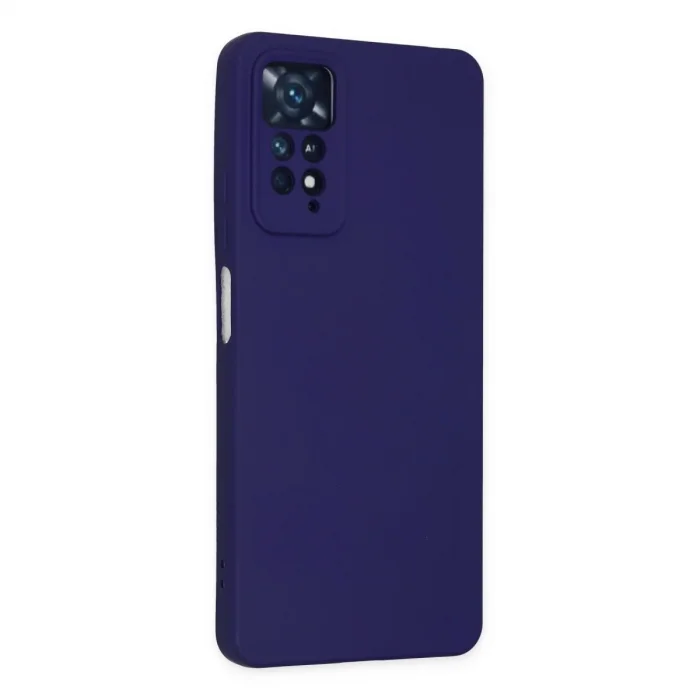 Xiaomi Redmi Note 11 Pro Kılıf Nano İçi Kadife Silikon - Mor