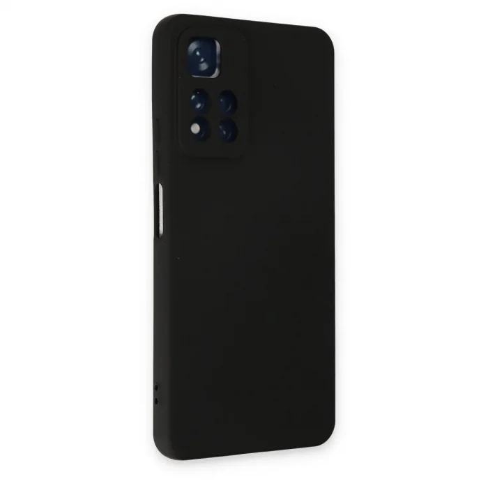 Xiaomi Redmi Note 11 Pro Plus 5g Kılıf Nano İçi Kadife Silikon - Siyah