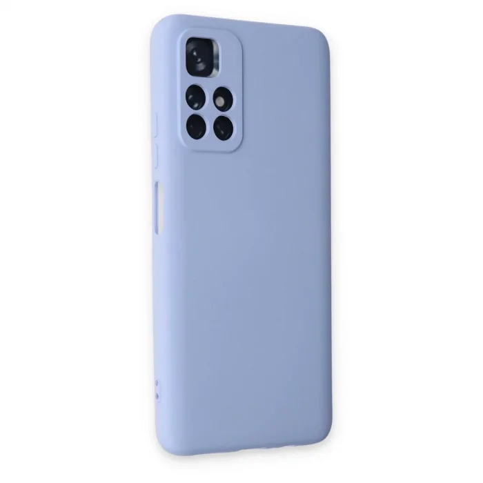 Xiaomi Redmi Note 11t Kılıf Nano İçi Kadife Silikon - Lila
