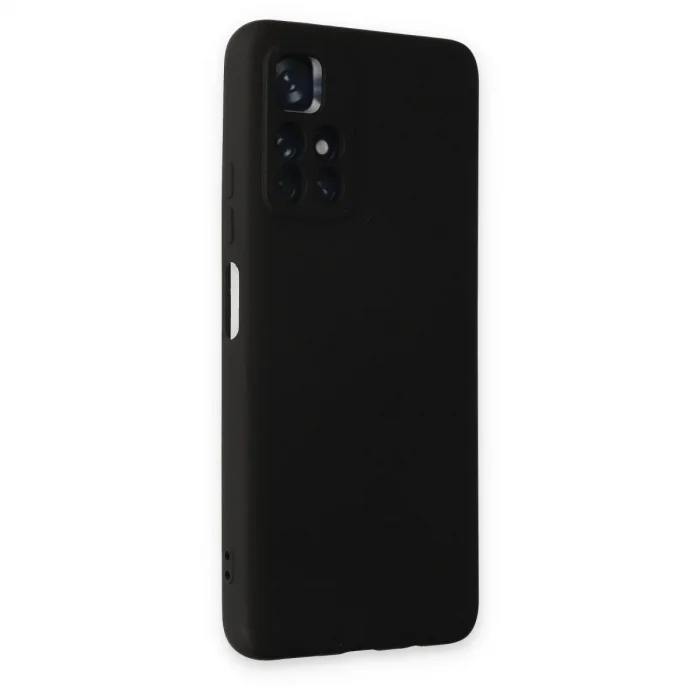 Xiaomi Redmi Note 11t Kılıf Nano İçi Kadife Silikon - Siyah