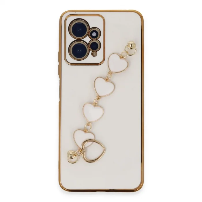 Xiaomi Redmi Note 12 4g Kılıf Esila Silikon - Beyaz