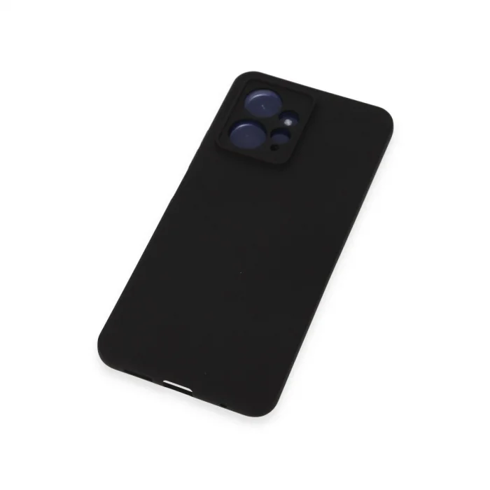 Xiaomi Redmi Note 12 4g Kılıf Nano İçi Kadife Silikon - Siyah