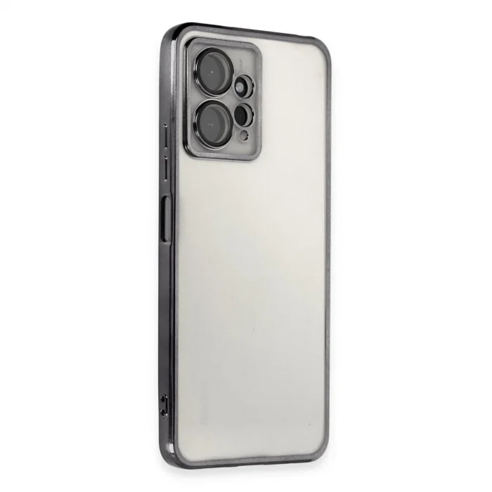 Xiaomi Redmi Note 12 4g Kılıf Razer Lensli Silikon - Siyah