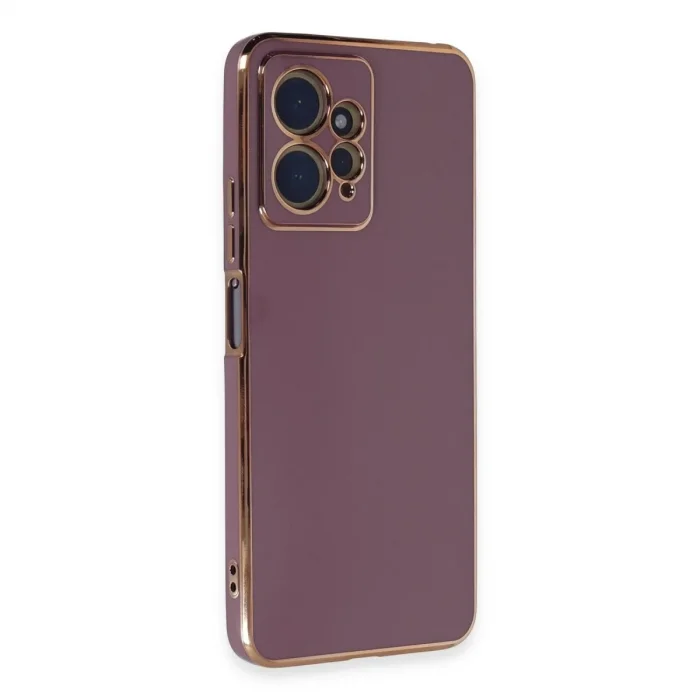 Xiaomi Redmi Note 12 4g Kılıf Volet Silikon - Mor