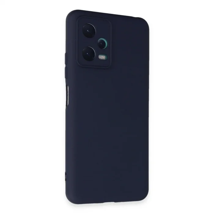 Xiaomi Redmi Note 12 5g Kılıf Nano İçi Kadife Silikon - Lacivert