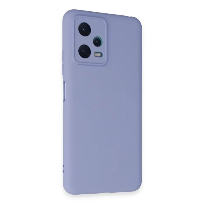 Xiaomi Redmi Note 12 5g Kılıf Nano İçi Kadife Silikon - Lila