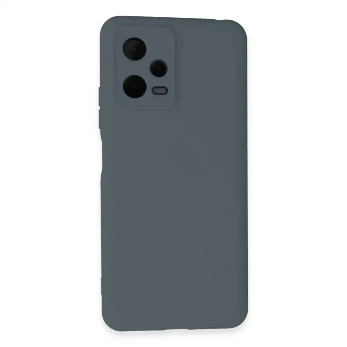 Xiaomi Redmi Note 12 Pro 5g Kılıf Nano İçi Kadife Silikon - Gri