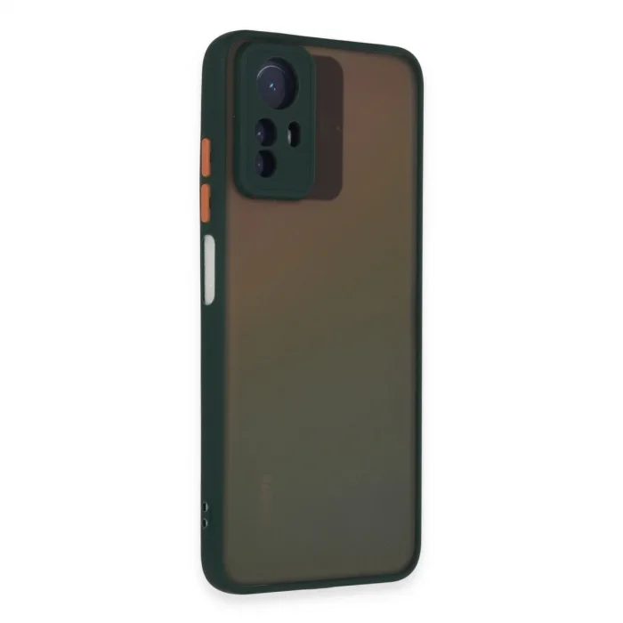 Xiaomi Redmi Note 12s Kılıf Montreal Silikon Kapak - Yeşil