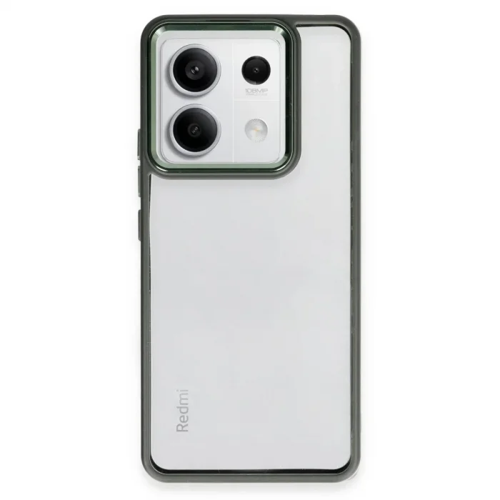 Xiaomi Redmi Note 13 4g Kılıf Power Silikon - Koyu Yeşil