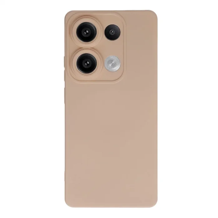Xiaomi Redmi Note 13 Pro 4g Kılıf Nano İçi Kadife Silikon - Pudra