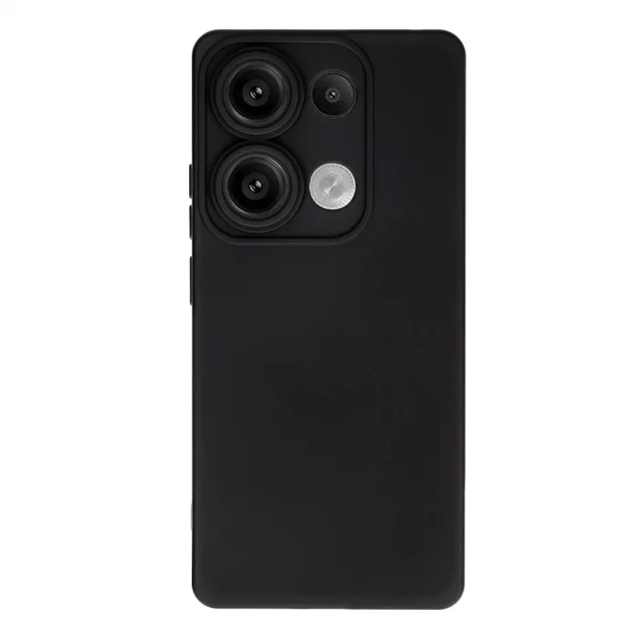 Xiaomi Redmi Note 13 Pro 4g Kılıf Nano İçi Kadife Silikon - Siyah