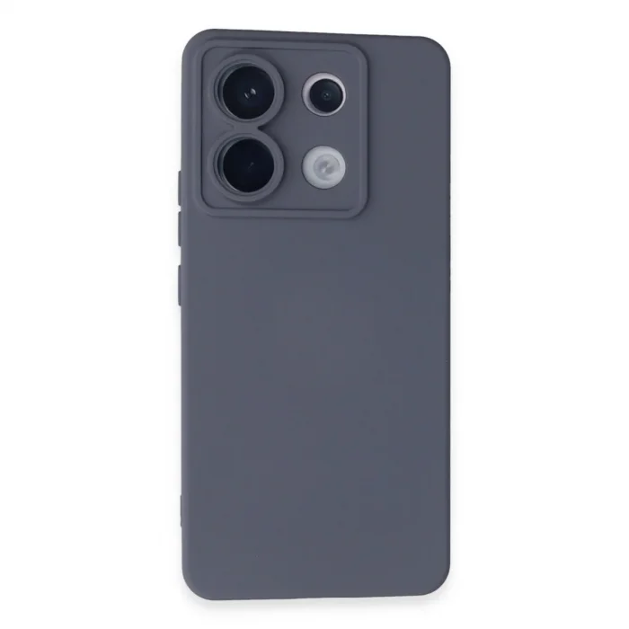 Xiaomi Redmi Note 13 Pro 5g Kılıf Nano İçi Kadife Silikon - Gri