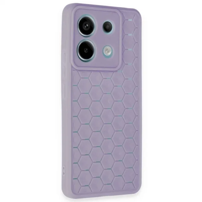 Xiaomi Redmi Note 13 Pro 5g Kılıf Petek Silikon Kapak - Lila