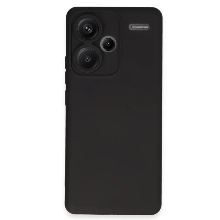 Xiaomi Redmi Note 13 Pro Plus Kılıf Nano İçi Kadife Silikon - Siyah